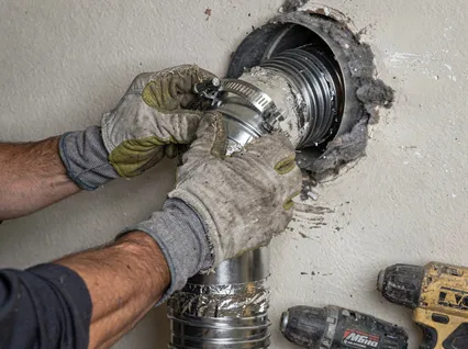 Dryer Vent Hose Installation in East Whittier