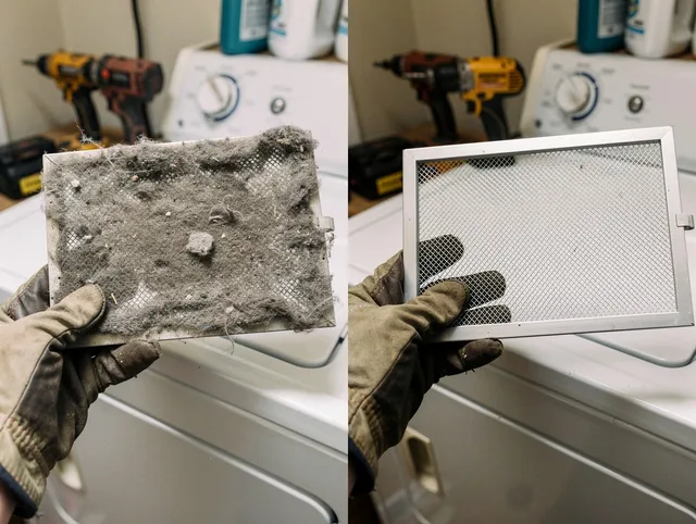 Professional lint trap cleaning by East Whittier Dryer Vent Cleaning in East Whittier