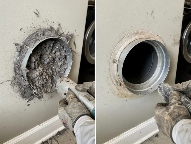 Professional clogged vent cleaning by East Whittier Dryer Vent Cleaning in East Whittier