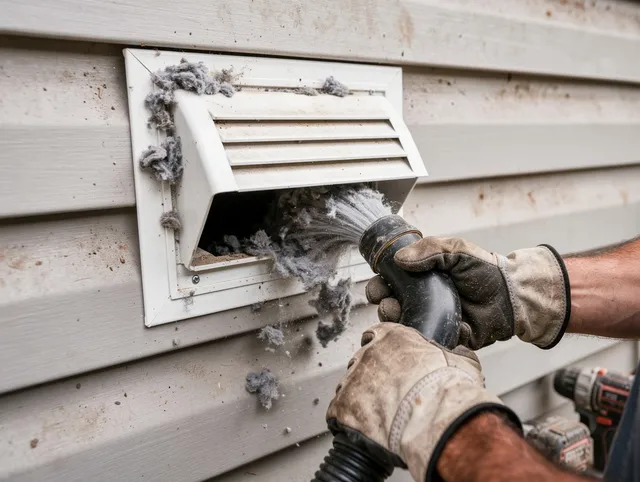 Professional dryer vent cleaning by East Whittier Dryer Vent Cleaning in East Whittier