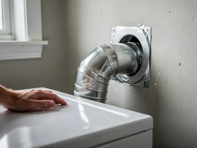 East Whittier Dryer Vent Cleaning expert performing professional dryer vent repair and installation in East Whittier