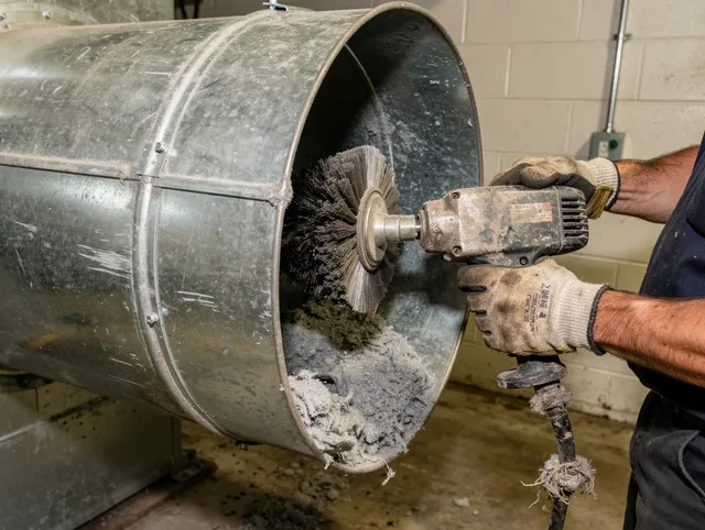 Industrial-grade dryer vent cleaning by East Whittier Dryer Vent Cleaning in East Whittier